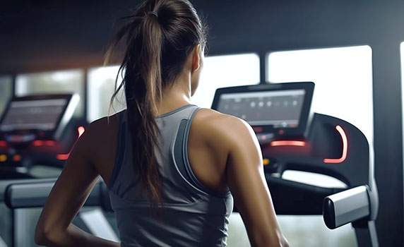 treadmill with screen